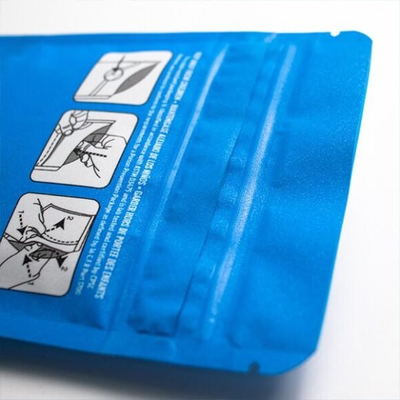 Child-resistant Mylar bags